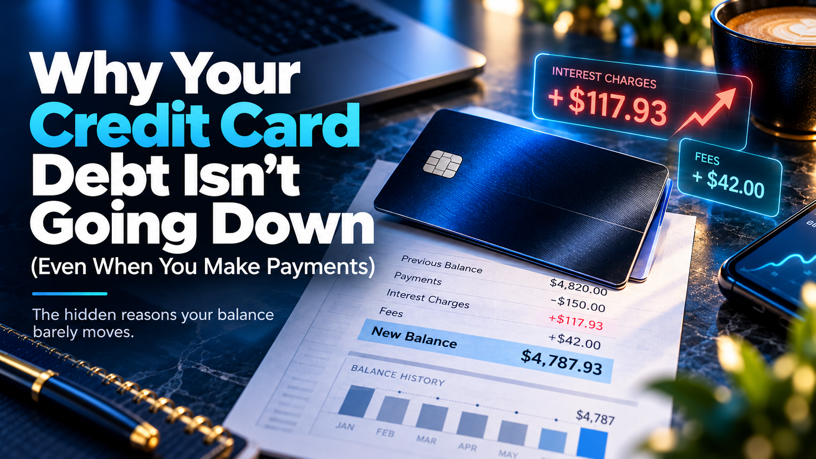 Why Your Credit Card Debt Isn’t Going Down (And How to Fix It)